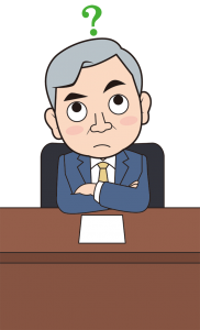 解説する弁護士のイメージイラスト