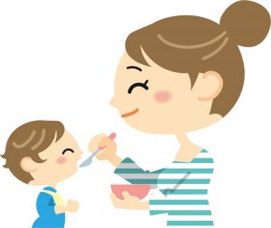 母子のイメージイラスト